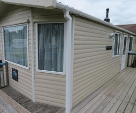 Pet friendly riverside static caravan