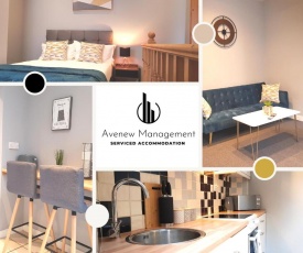 1 Bedroom House by Avenew Management Serviced Accommodation Stoke-on-Trent in the heart of Potteries with Free Parking & WiFi