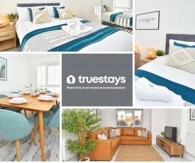 Trendy Ivory House by Truestays Short Lets & Serviced Accommodation Hanley, Stoke-on-Trent , Wifi