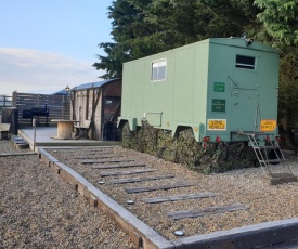 Stunning Vintage Train Carriage & Military Wagon