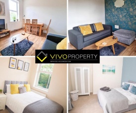 3 Bedroom Apartment- Vivo Property South Shields, Free Parking & Netflix