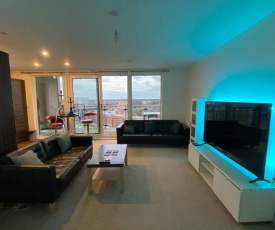2 Bedroom Penthouse/ amazing views/ balcony/65” TV