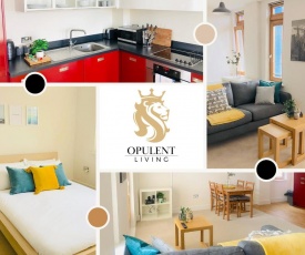 Opulent Living Serviced Apartments - Centre of Birmingham, 2 Bedroom - Perfect for Families, Group or Business