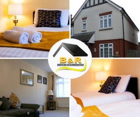 B and R Serviced Accommodation, 3 Bedroom House with Free Parking, Wi-Fi and 4K smart TV, Barnard House