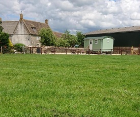 Shepherds Hut on a Cotswold Farm near Castle Combe